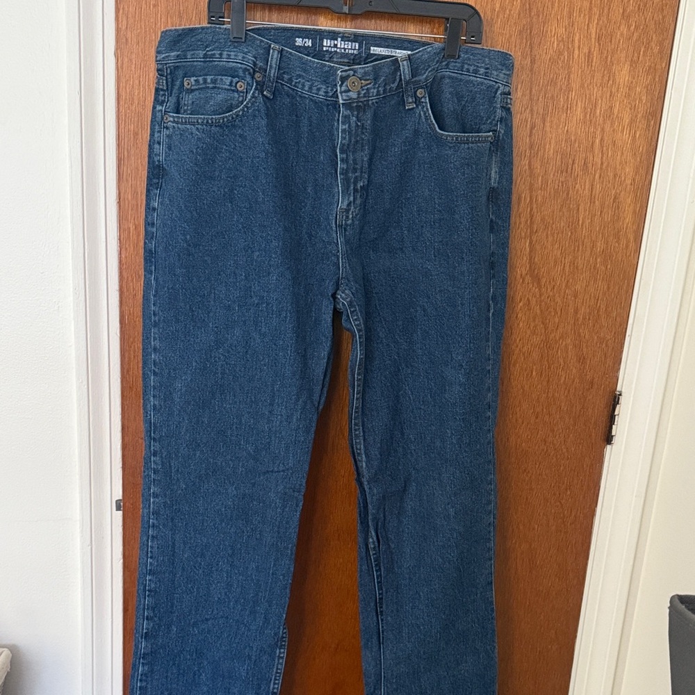 Urban Pipeline Men's Straight Denim Jeans